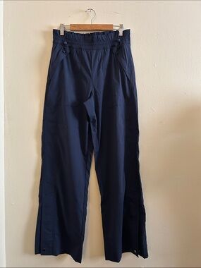 Athleta Navy Drawstring  Pants